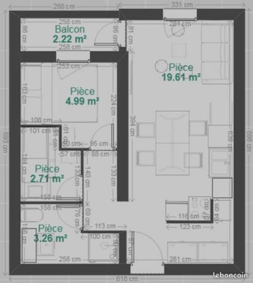 Appartement 3 Pieces, 2 Chambres Au Coeur De La Station Génos 외부 사진